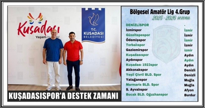 KUŞADASISPOR'A DESTEK ZAMANI