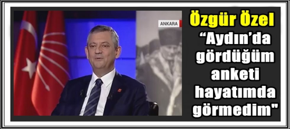 ÖZGÜR ÖZEL’DEN AYDIN ÇIKIŞI: “YÜZDE 70’İ GÖRDÜK, KAÇAN KAÇSIN!”