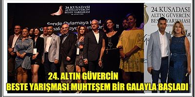 24. ALTIN GÜVERCİN BESTE YARIŞMASI MUHTEŞEM BİR GALAYLA BAŞLADI