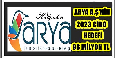 ARYA A.Ş’NİN 2023 CİRO HEDEFİ 98 MİLYON TL 