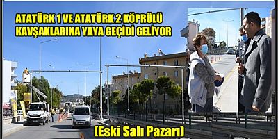 ATATÜRK 1 VE ATATÜRK 2 KÖPRÜLÜ KAVŞAKLARINA YAYA GEÇİDİ GELİYOR
