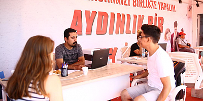 AYDIN BÜYÜKŞEHİR BELEDİYESİ GENÇLERE REHBER OLUYOR