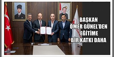 BAŞKAN ÖMER GÜNEL’DEN EĞİTİME BİR KATKI DAHA 