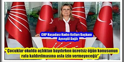 ‘’ Çocuklar okulda açlıktan bayılırken ücretsiz öğün konusunun rafa kaldırılmasına asla izin vermeyeceğiz’’