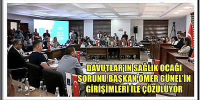 DAVUTLAR’IN SAĞLIK OCAĞI SORUNU BAŞKAN ÖMER GÜNEL’İN GİRİŞİMLERİ İLE ÇÖZÜLÜYOR 