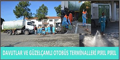 DAVUTLAR VE GÜZELÇAMLI OTOBÜS TERMİNALLERİ PIRIL PIRIL