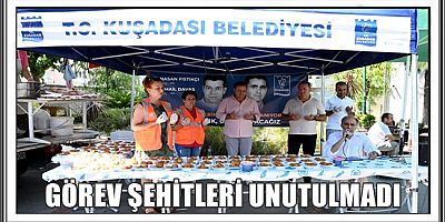 GÖREV ŞEHİTLERİ UNUTULMADI