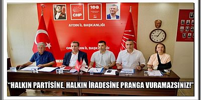   İSTANBUL İL BAŞKANLIĞIMIZ YALNIZ DEĞİLDİR! CHP YALNIZ DEĞİLDİR!