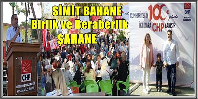 KUŞADASI’NDA CUMHURİYET SEVDALILARI BİR ARAYA GELDİ