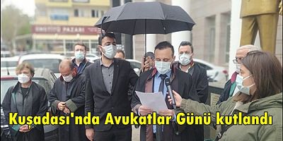 Kuşadası'nda Avukatlar Günü kutlandı