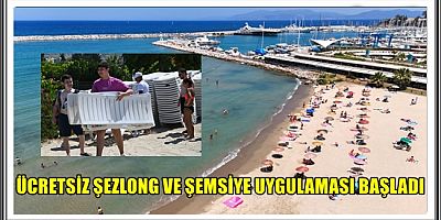 KUŞADASI'NDA PLAJLAR HALKIN KULLANIMINDA 