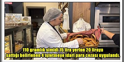 KUŞADASI’NDA SİMİT FİYATLARI DENETİMDEN GEÇTİ