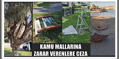 KUŞADASI’NDA VANDALLAR CEZASIZ KALMADI 