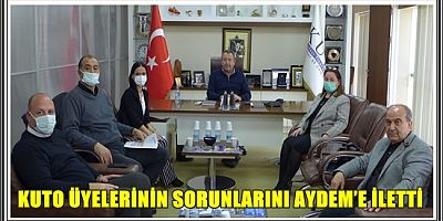 KUTO ÜYELERİNİN SORUNLARINI AYDEM’E İLETTİ