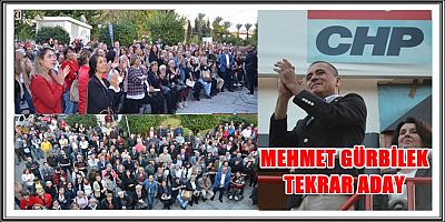 MEHMET GÜRBİLEK TEKRAR ADAY