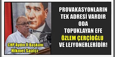 PROVAKASYONLARIN TEK ADRESİ VARDIR ODA TOPUKLAYAN EFE ÖZLEM ÇERÇİOĞLU VE LEJYONERLERİDİR! 