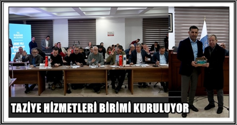 TAZİYE HİZMETLERİ BİRİMİ KURULUYOR